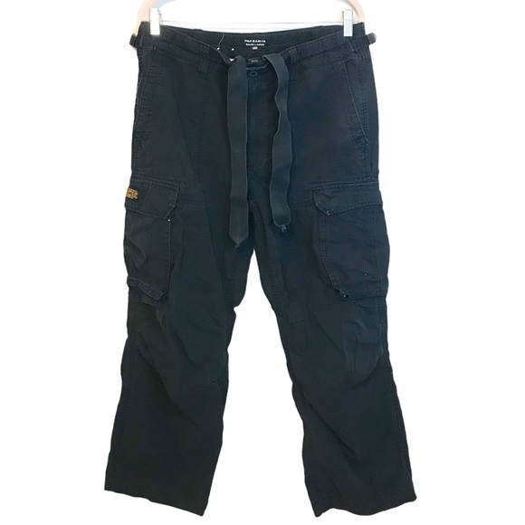 Men's Polo Ralph Lauren Military Black Cargo Pants